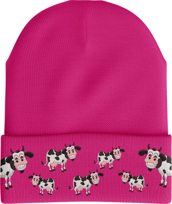 Fussy Cow Beanie - madhats.com.au