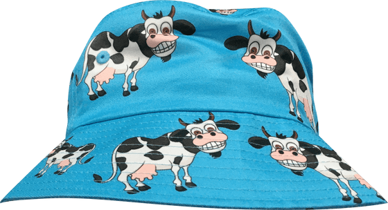 Fussy Cow Bucket Cap - madhats.com.au