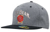 Grey Marle Flannel with Snap Back Pro Styling - madhats.com.au