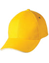 H/B/C sandwich peak cap - madhats.com.au