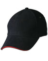 H/B/C sandwich peak cap - madhats.com.au