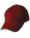 H/B/C sandwich peak cap - madhats.com.au