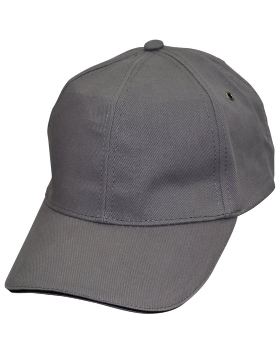 H/B/C sandwich peak cap - madhats.com.au