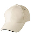 H/B/C sandwich peak cap - madhats.com.au