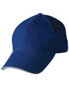 H/B/C sandwich peak cap - madhats.com.au