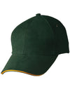 H/B/C sandwich peak cap - madhats.com.au