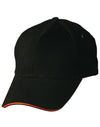 H/B/C sandwich peak cap - madhats.com.au