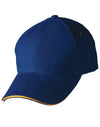 H/B/C sandwich peak cap - madhats.com.au