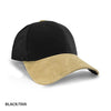 Heavy Brushed Cotton Suede Peak Cap - madhats.com.au