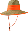 Hi Vis Natural Straw Hats - madhats.com.au