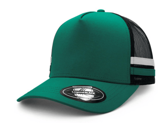 Legend Stripe Trucker Caps - madhats.com.au