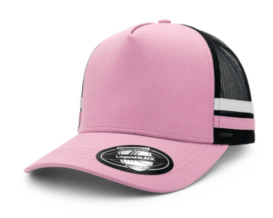 Legend Stripe Trucker Caps - madhats.com.au