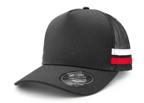 Legend Stripe Trucker Caps - madhats.com.au