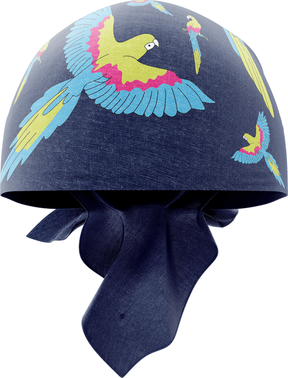 Majestic Macaw Bandannas - madhats.com.au