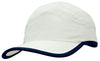 Microfibre Sports Cap with Trim on Edge of Crown & Peak - madhats.com.au