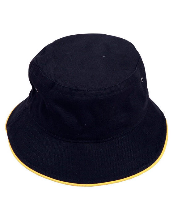 Soft washed sandwich bucket hat