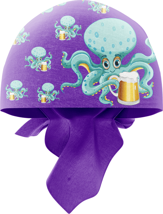 Octopus Bandannas - madhats.com.au