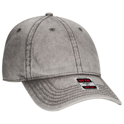 Ottocap 181248. Unstructured Low Profile Snow Washed - madhats.com.au