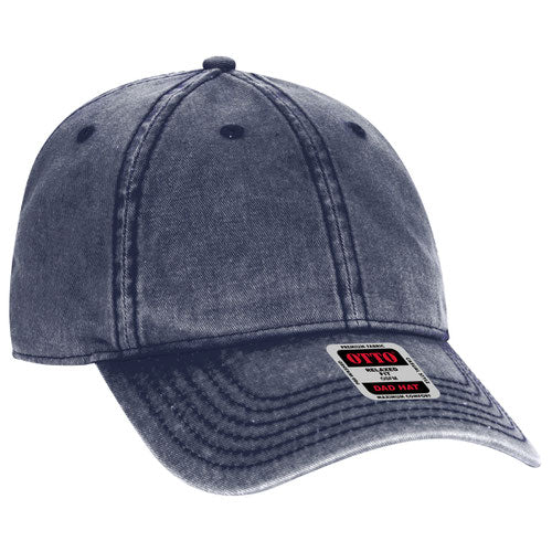 Ottocap 181248. Unstructured Low Profile Snow Washed - madhats.com.au