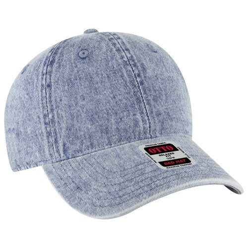 Ottocap 181248. Unstructured Low Profile Snow Washed - madhats.com.au