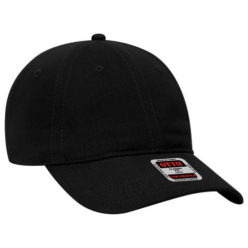 Ottocap 18253 OTTO CAP 6 Panel Low Profile Baseball Cap Brushed Bull Denim - madhats.com.au