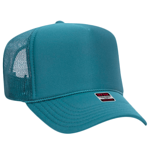 Ottocap 39165 High Crown Foam trucker with rope - madhats.com.au