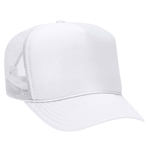 Ottocap 39165 High Crown Foam trucker with rope - madhats.com.au