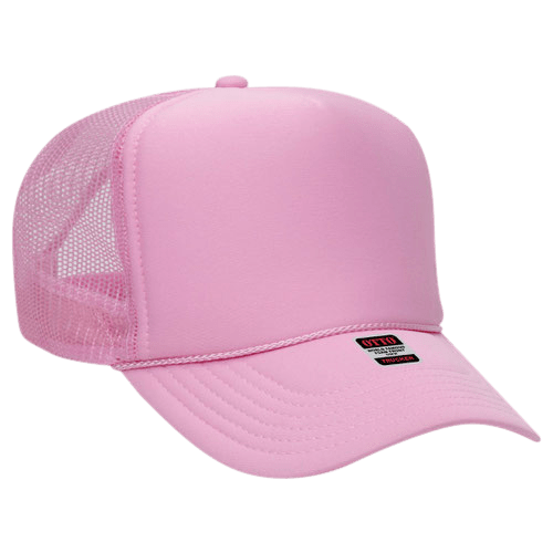 Ottocap 39165 High Crown Foam trucker with rope - madhats.com.au