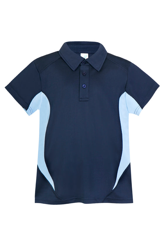 SWEAT-WICKING KID'S ACCELERATOR POLO