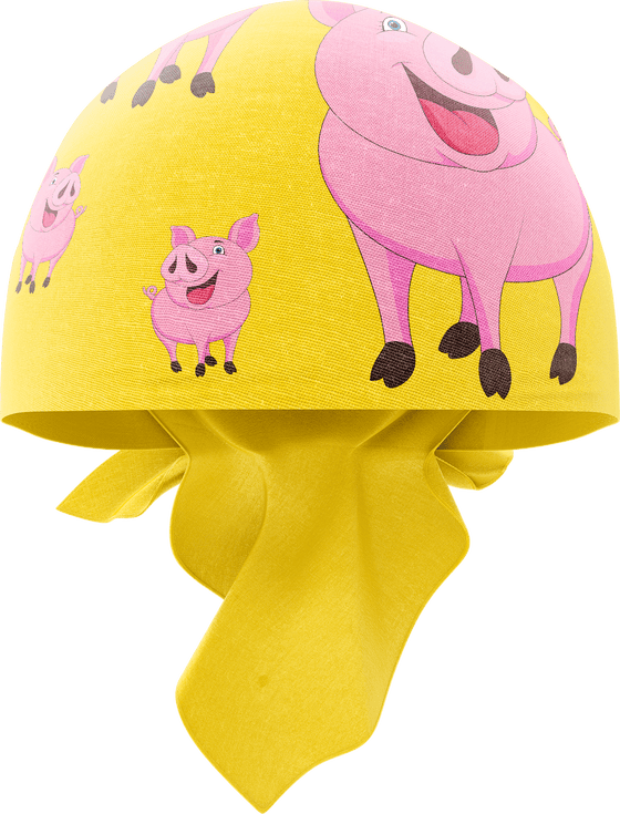 Percy Pig Bandannas - madhats.com.au