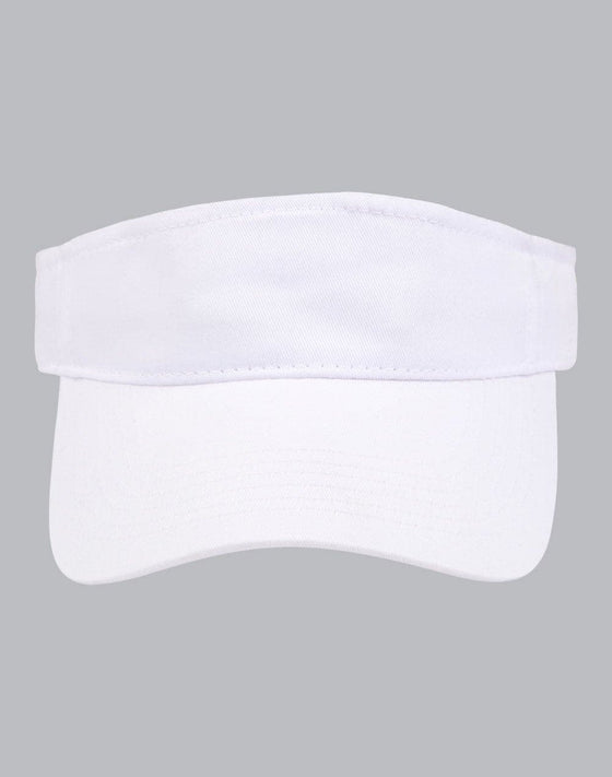 Polo twill visor - madhats.com.au