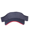 Polo twill visor - madhats.com.au