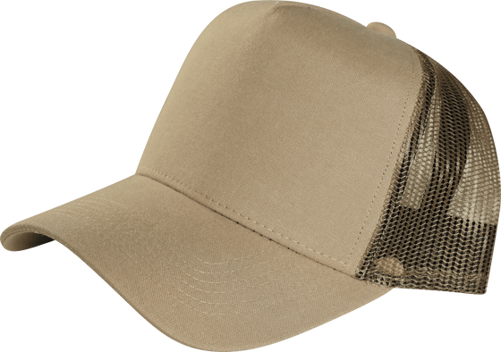 Premium A Frame HEMP TRUCKER CAP - madhats.com.au