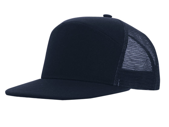 Premium American Twill A Frame Cap with Mesh Back - madhats.com.au