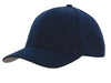 Premium American Twill with Contrast Peak Under - madhats.com.au