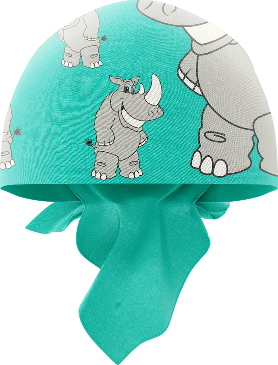 Racy Rhino Bandannas - madhats.com.au