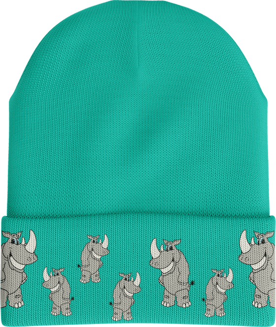 Racy Rhino Beanie - madhats.com.au