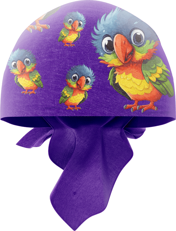 Rainbow Lorikeet Bandannas - madhats.com.au