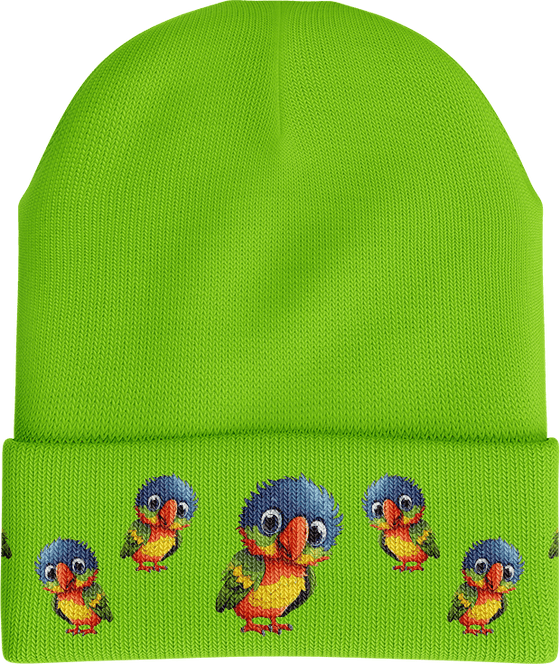 Rainbow Lorikeet Beanie - madhats.com.au