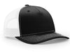 Richardson 5 Panel Trucker Twill Mesh Snapback - madhats.com.au