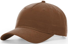  Richardson 5 Panel Waxed Cotton Relaxed - madhats.com.au