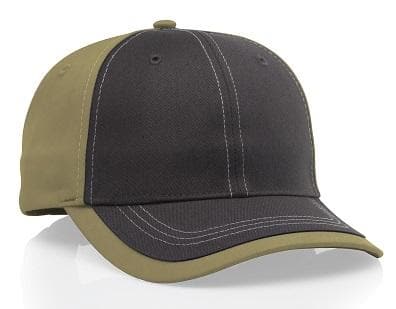 Richardson 6-Panel Charcoal Color Block - madhats.com.au