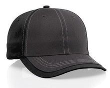  Richardson 6-Panel Charcoal Color Block - madhats.com.au