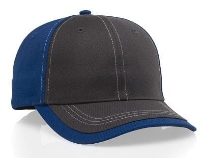 Richardson 6-Panel Charcoal Color Block - madhats.com.au