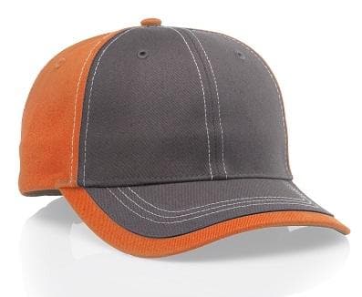 Richardson 6-Panel Charcoal Color Block - madhats.com.au