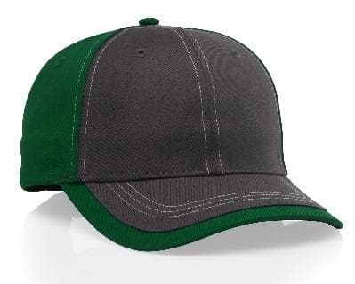 Richardson 6-Panel Charcoal Color Block - madhats.com.au