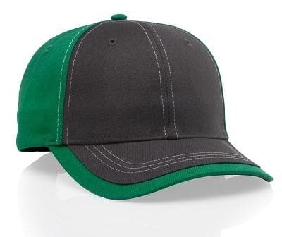 Richardson 6-Panel Charcoal Color Block - madhats.com.au