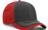 Richardson 6-Panel Charcoal Color Block - madhats.com.au