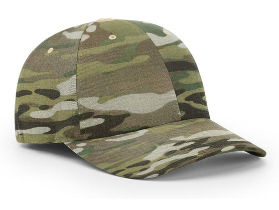 Richardson 6 Panel R-Flex Multicam Cap - madhats.com.au