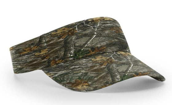 Richardson Camo Adjustable Sun Visor - madhats.com.au